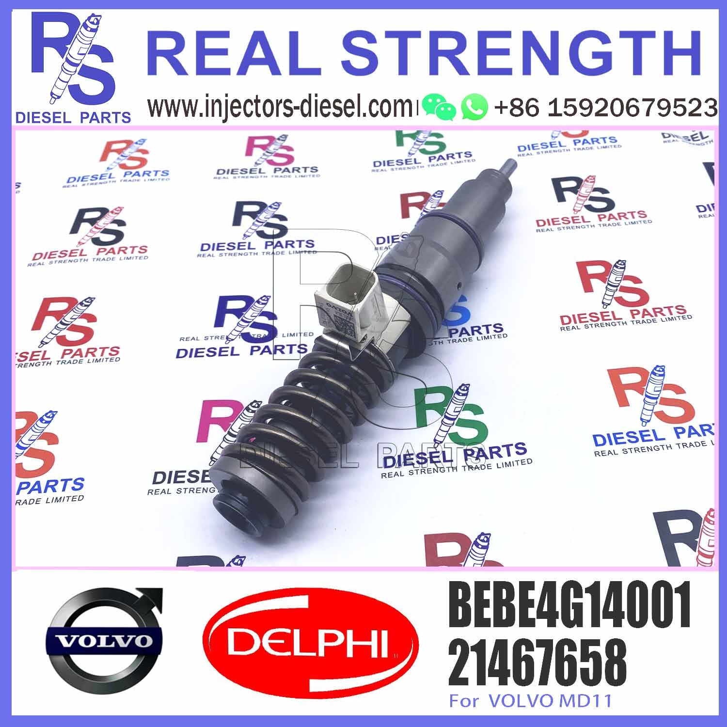 Injector 21467658 BEBE4G14001 For Engine MD11P3472 RENEW MODEL Fuel Injector Repair Kit