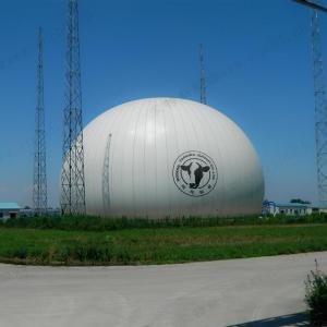 Wholesale Ground Mounted Double Membrane Biogas Storage Tanks Gas Holders Shockproof from china suppliers