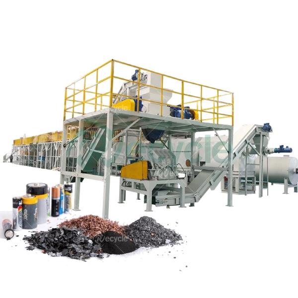 High Capacity Mobile Li Ion Battery Recycling Plant for Waste Cells in Electric