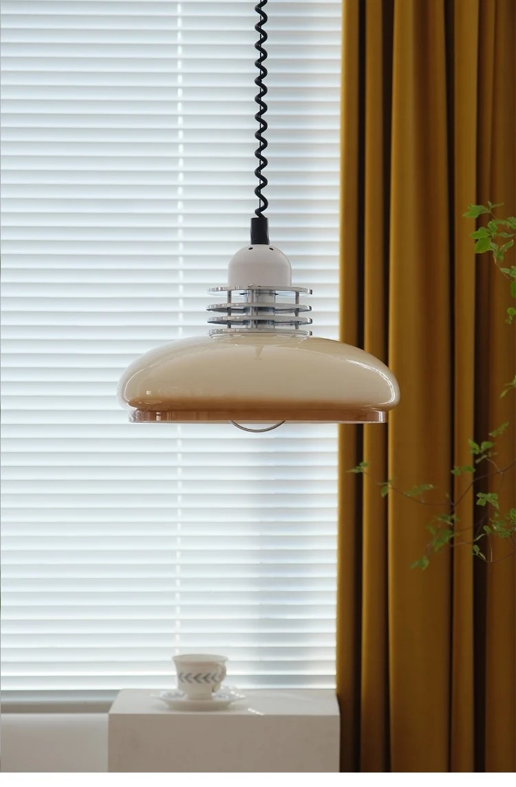 Nordic Retractable pendant light Retro Bauhaus lamp(WH-AP-583)