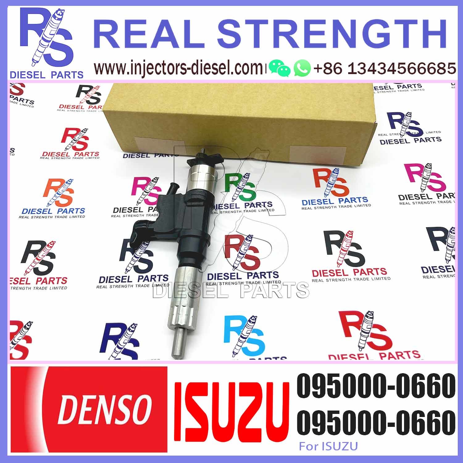 Common Rail Injector 8-98284393-0 095000-0660 For Hitachi ZX200-3 ZX240-3