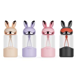 Wholesale Cute Bunny Design Silicone Sleeve Glass Drink Bottles Bulk 16 Oz from china suppliers