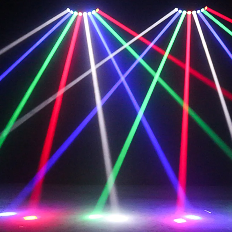 Moving Head Stage Laser Light CRI 85 With 8 Eyes RGBW Beam Bar