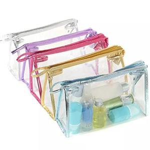 Wholesale Promotion Various Colors Travel Clear Makeup PVC Cosmetic Bag from china suppliers