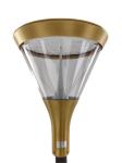 SKY Series Golden LED Garden Light Fixtures 35W-85W 5 Year Warranty Die-casting