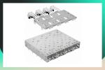 1X4 SFP Cage Connector U77-C4110-1011 Metal EMI Female Without Light Pipe