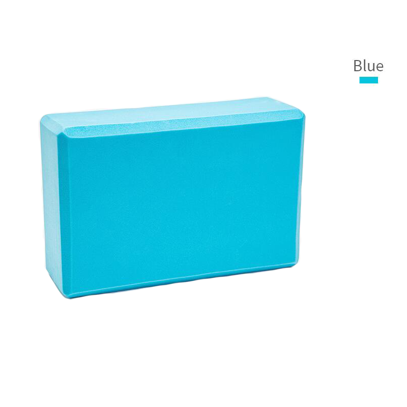 80mm L230MM Blue Large Foam Yoga Blocks Recycled Eco Core Training