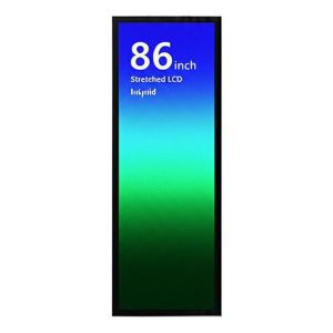 86inch Stretched LCD Display with Android OS and Infrared Touch Screen for