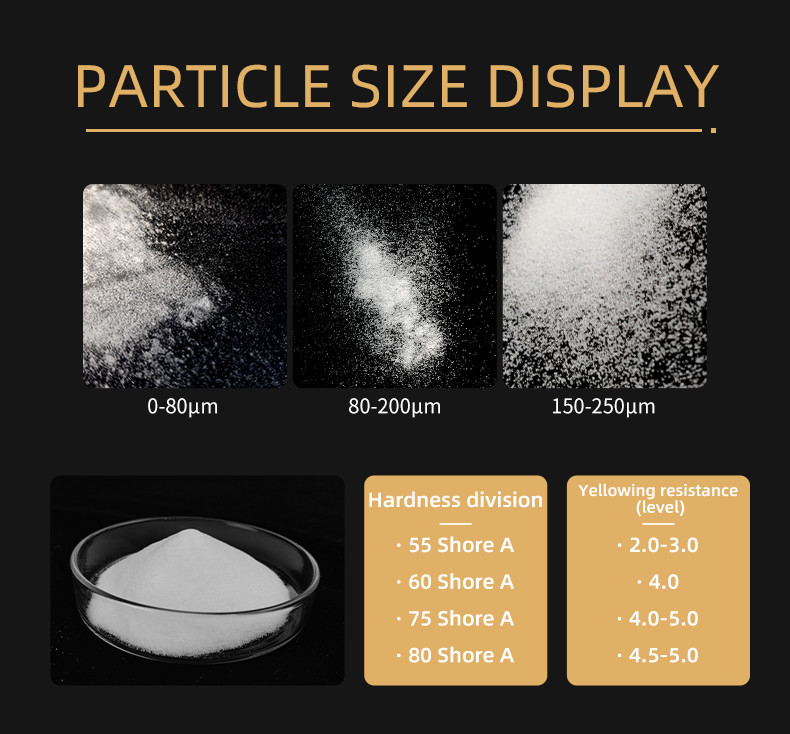 White 1KG TPU Powder Polyurethane Hot Melt DTF Adhesive Powder