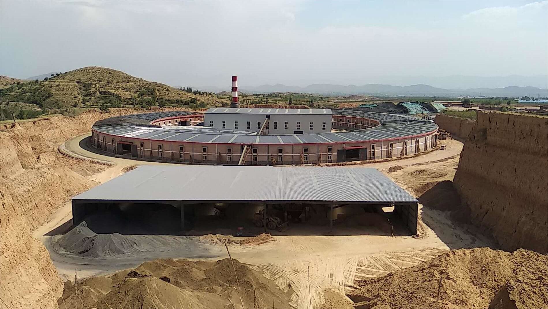 Customizable Automatic Brick Plant For Perforated Bricks With 170m Length