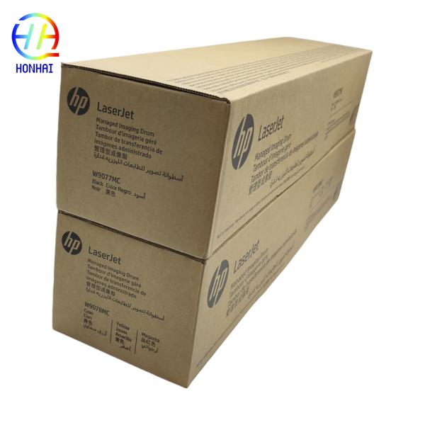 Original New W9077MC W9078MC Imaging Drum for HP Color Laserjet Managed MFP E87750dn E87740dn E87760dn E87770dn Printer parts Drum Unit BK C M Y