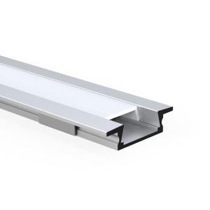 Wholesale Square Recessed LED Strip Channel , Recessed LED Extrusion For Cabinet Cupboard from china suppliers
