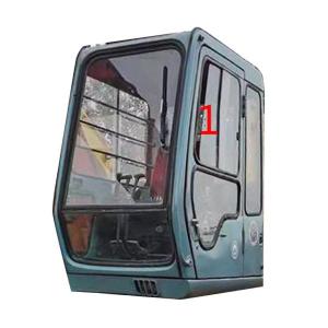 Wholesale 550mm Wide HITACHI Excavator Glass Left Side Position Slant NO.1 from china suppliers