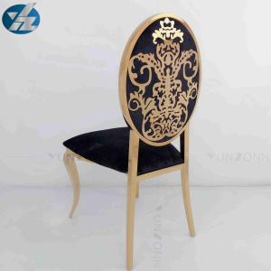 Wholesale Traditional Stainless Steel Stackable Event Chairs Round Back Rental W50xD65xH92cm from china suppliers