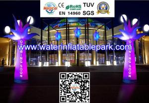 Wholesale Lighting Inflatable Pillar Flower Tree Decoration for Concert / Stage / Party / Wedding from china suppliers