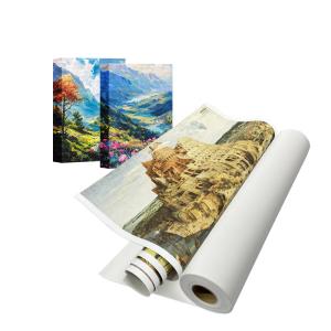Wholesale 380gsm Eco Solvent UV Latex Inkjet Glossy Polycotton Canvas Roll from china suppliers