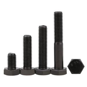 Wholesale Length 20mm-300mm H.D.G Grade 8.8 DIN 933 DIN 931 High Tensile Black Oxide Hex Head Bolts from china suppliers