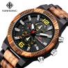 Buy cheap Man Black Dial Wooden Quartz Watch Business Wristwatch Water Proof 1019-3 from wholesalers