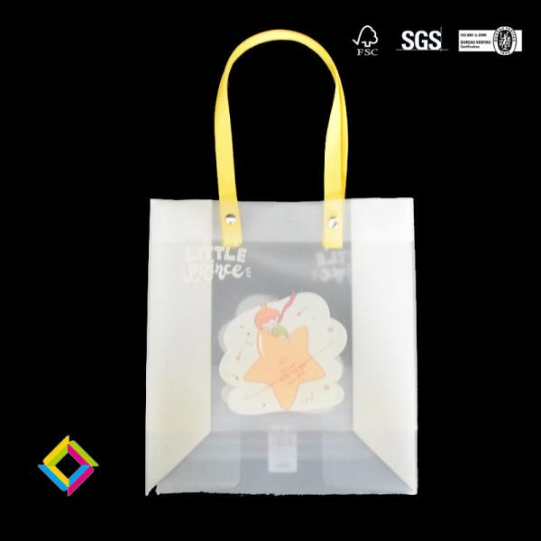 Spot PP Plastic Handbag Frosted PVC Translucent Gift Bag Cosmetic Gift