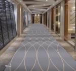 Large Area Full Of Printed Commercial Floor Mat Customized Hotel Carpet