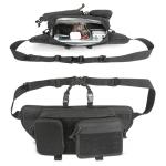 Men'S Custom Waist Bag Sports Polyester Black 48.2x15.2x22.8CM