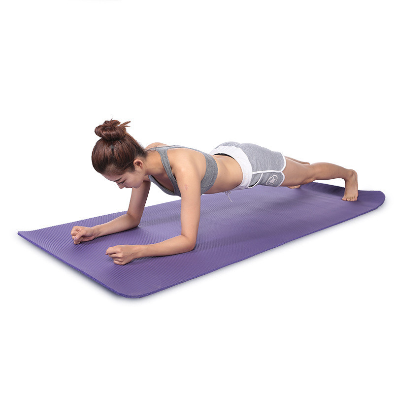 Keep Nature Premium Yoga Mat Thick Non Slip Anti-Tear Fitness Mat for Hot Yoga Pilates & Stretching Home Gym Workout