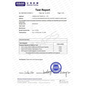 FUJIAN LEADING IMPORT AND EXPORT CO.,LTD. Certifications
