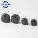 Plastic Mounting Plate Furniture Castors Wheels 100mm Carton Package