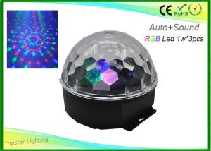 Wholesale Indoor LED Magic Ball Light , Auto Sound Control Led Crystal Disco Ball from china suppliers