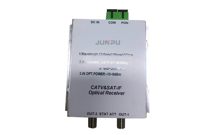 FTTH Optical Satellite Receiver Transmitter 2600mhz With Inside Wdm Module