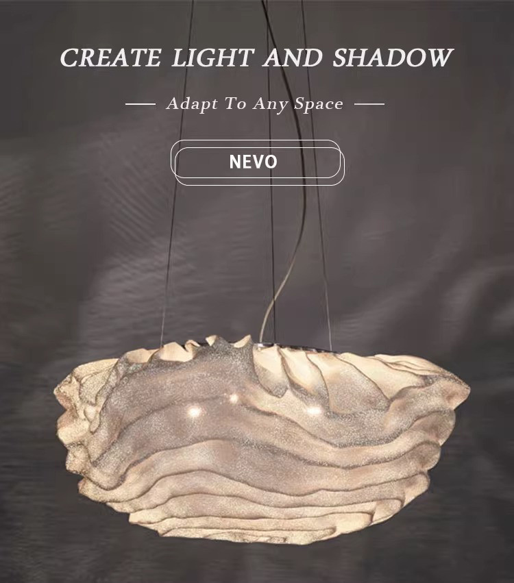 Designer Chrome Chandelier Nordic Nevo Pendant Light(WH-AP-601)