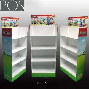 Wholesale Four tiers Floor display stand toy displays rack toy cardboard shelves from china suppliers