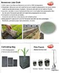 Weed Control Mulch Film, Agriculture Vegetable Black PE Films, 5 Holes