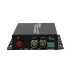 2CH Fiber Optic Video Converter , 1310nm Cctv Bnc To Ethernet Converter 720P