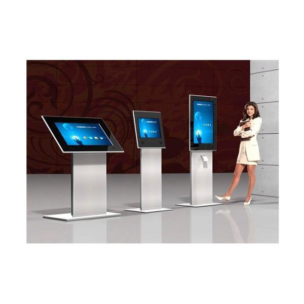 21.5 Inch Free Standing Touch Screen Kiosk 400 Cd/M² Brightness With Metal Housing