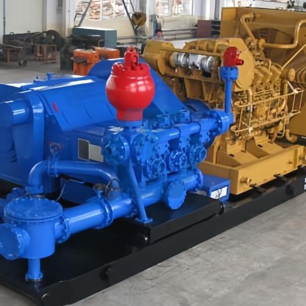 API 7K Oilfield Drilling Rig Hydraul Triplex Mud Pump Unit Systems Mud For Oil And Water Well