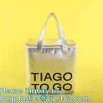 Aluminum Cooler Sealed Insulated Bag, Handle Thermal Lunch Bag, Hot Cold Bag,