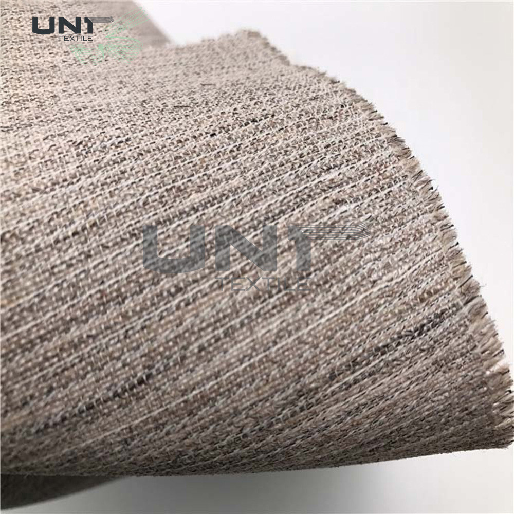 Elastic Stiff Natural Horse Hair Interlining 160cm Width For Suit