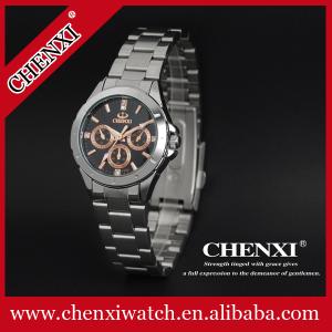 Wholesale Rose Gold 019A61D 2 Colors Available Black White Wristwatches Man New Women's Watch Couples Lovers Gift Watch from china suppliers