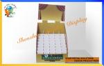 Portable Cardboard Counter Display Boxes For Tickets / Greeting Cards