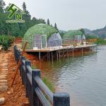 6m Diameter Waterproof Geo Dome Tent 4 Person Family Hotel Pop Up Igloo Tent