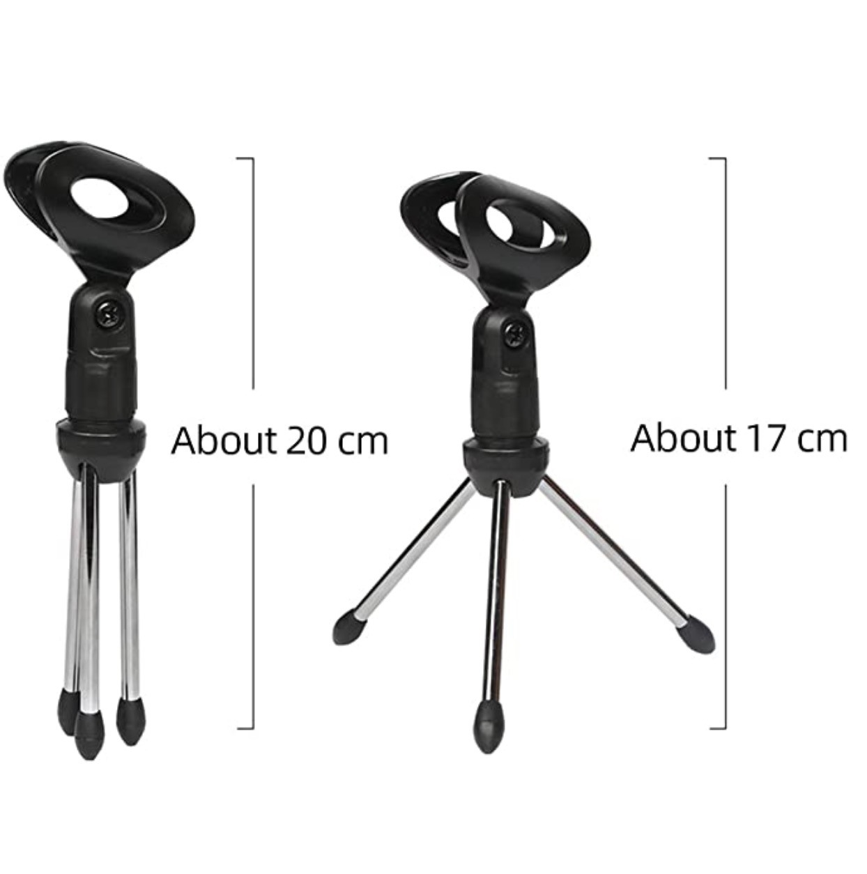 Double Mesh 360 Degree 17cm Microphone Stand With Pop Filter