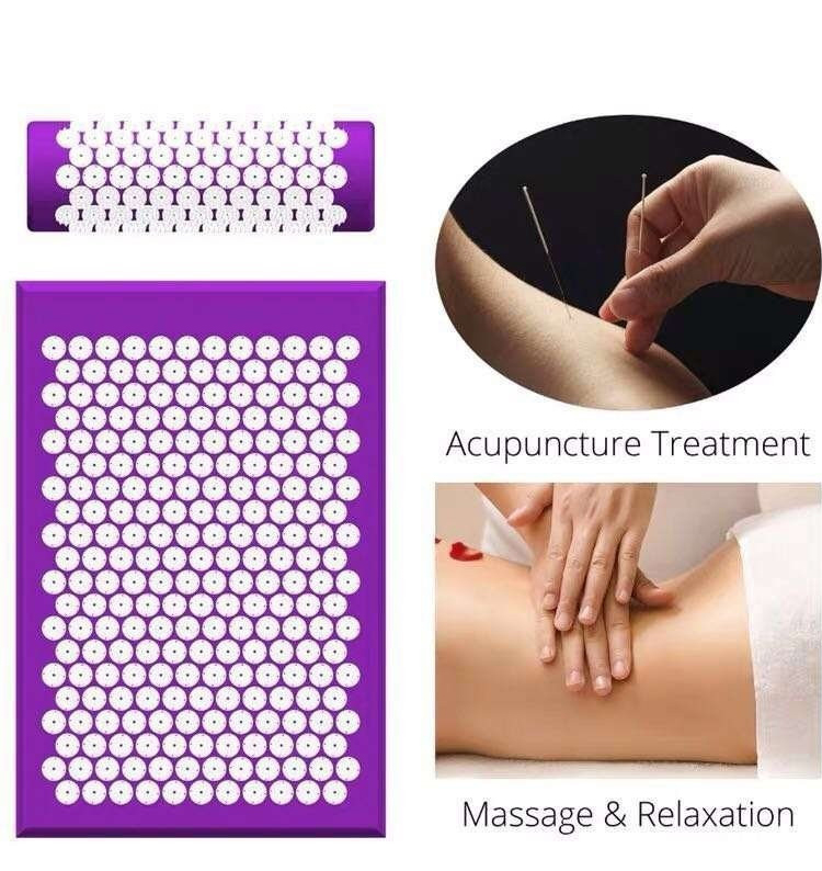 Nontoxic Massage Acupressure Yoga Mat TPE Spike