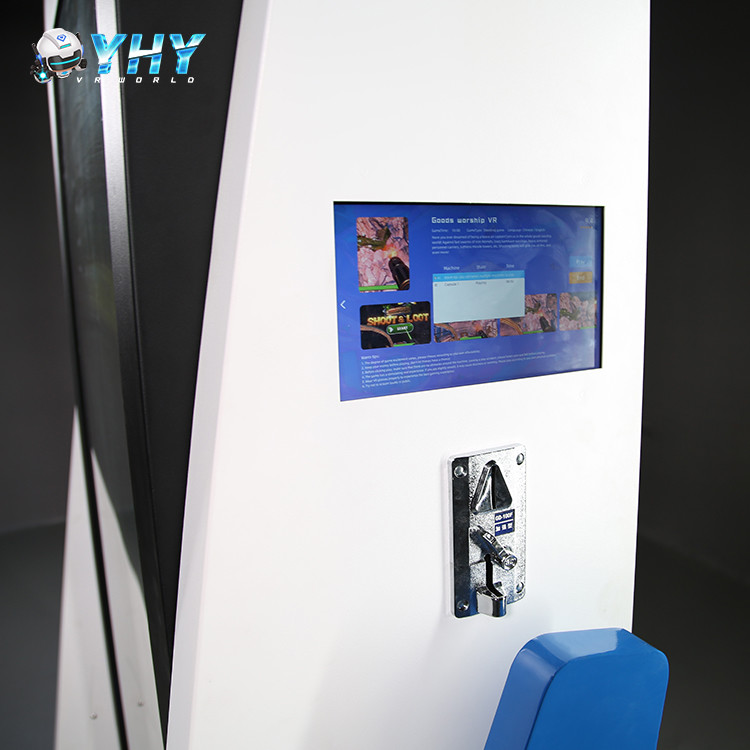 55 Inch Screen 9D VR Simulator Self Service VR HTC Platform