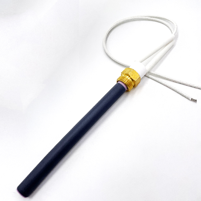 3/8'' Threaded Connection Ceramic Igniters High Strength Heat Resistant For Pellet Stove