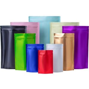 Wholesale ISO9001 Aluminum Foil Stand Up Bag Zip Lock Food Coffee Tea Packaging Red Gold Yellow from china suppliers