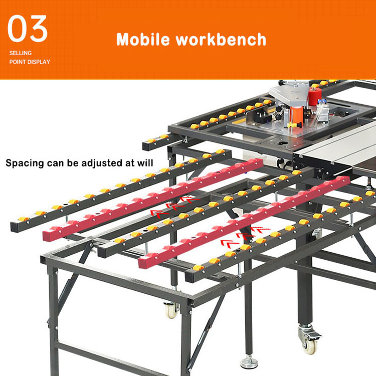 Multifunction Sliding Table Panel Saw With Wood Router For DIY Woodworking