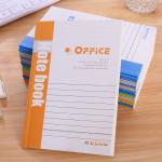 32k School Cute Stationery Flower Printed Paper Kraft Notebooks Soft Cover