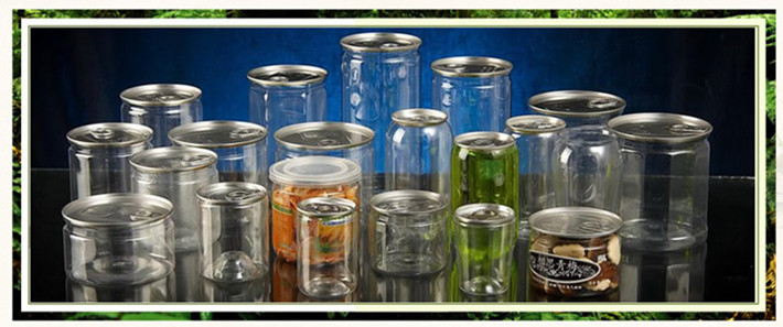 Plastic Beverage Juice Milk Soft Drink Cans 500ml With Aluminum Easy Open Ends