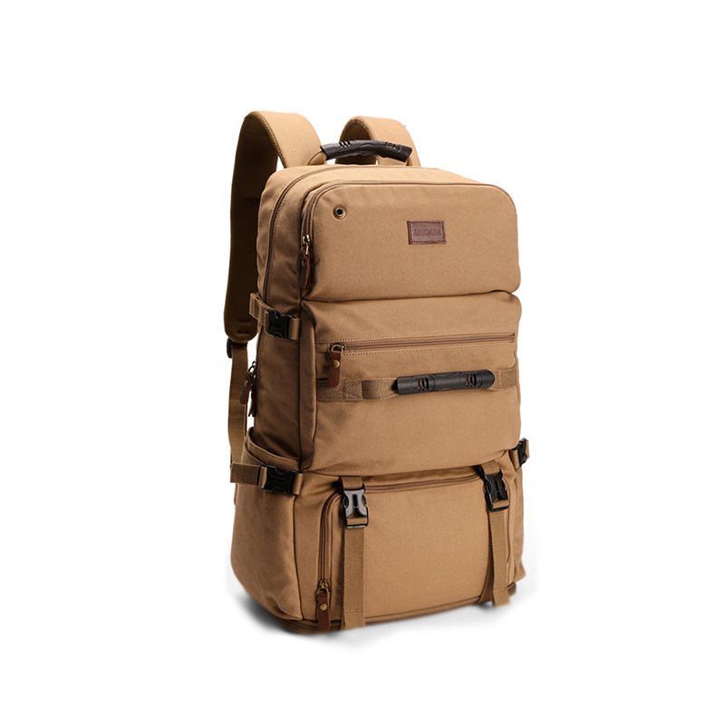 Outdoor Hiking Backpack with Large Capacity and 600D Polyester Softback Material